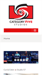 Mobile Screenshot of categoryfivestudios.com
